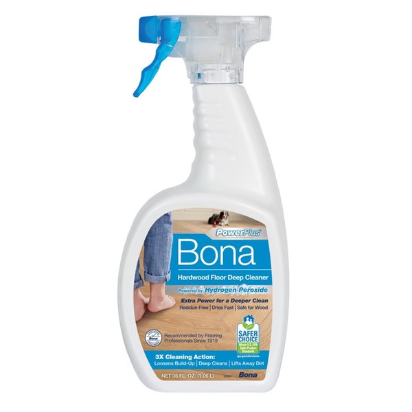 Bona PowerPlus No Scent Hardwood Floor Cleaner Liquid 36 oz WM850059001